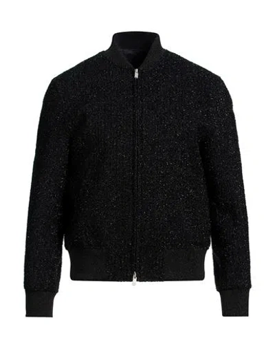 Lardini Man Jacket Black Size 42 Polyamide, Wool, Acrylic, Silk