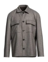 Lardini Man Jacket Dark Brown Size S Wool, Cashmere