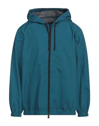 Lardini Man Jacket Deep Teal Size 40 Polyester