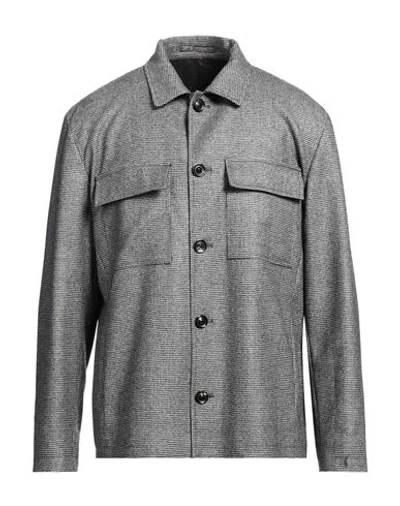 LARDINI LARDINI MAN JACKET GREY SIZE L WOOL, CASHMERE