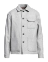 Lardini Man Jacket Light Grey Size L Wool, Silk, Cashmere