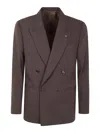Lardini Man Jacket Regular In Marrón