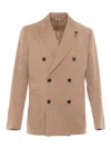 Lardini Single-breasted Jacket In Multicolor