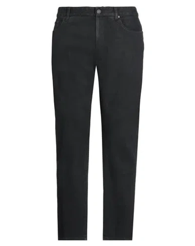 Lardini Man Jeans Black Size 31 Cotton, Elastane