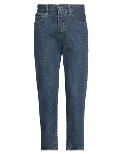 Lardini Man Jeans Blue Size 32 Cotton, Elastane