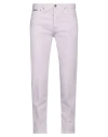 Lardini Man Jeans Lilac Size 32 Cotton, Elastane In Purple