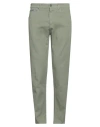 Lardini Man Jeans Military Green Size 35 Cotton, Elastane