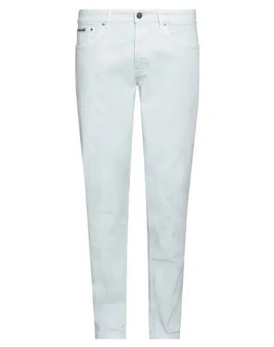 Lardini Man Jeans Sky Blue Size 34 Cotton, Elastane
