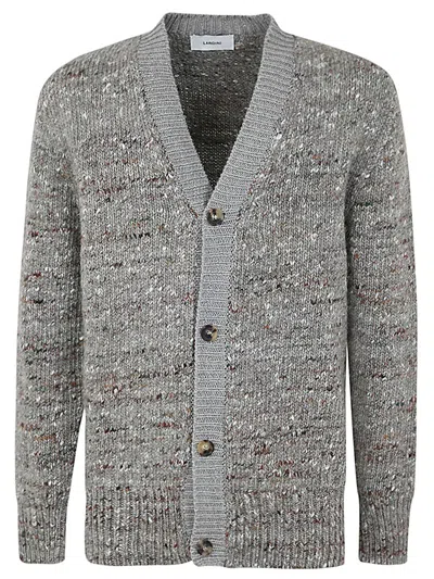 Lardini Man Knit Sweater In Gray