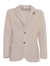 Lardini Man Knitted Jacket In Multi