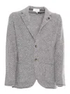 Lardini Man Knitted Jacket In Multi