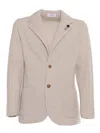 Lardini Man Knitted Jacket In Multicolor