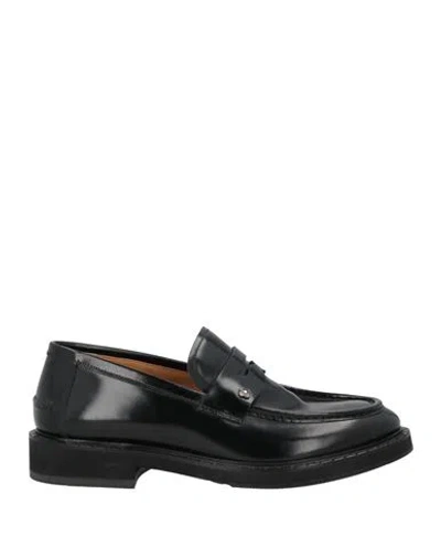 Lardini Man Loafers Black Size 7 Leather
