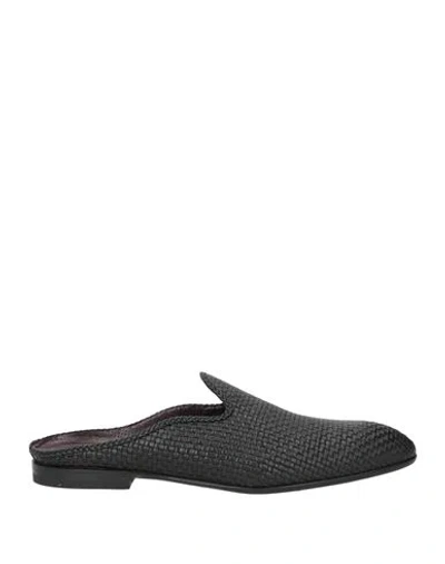 Lardini Man Mules & Clogs Black Size 9 Leather