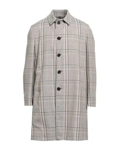 Lardini Man Overcoat & Trench Coat Beige Size 44 Wool, Linen In Sand