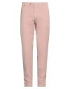 Lardini Man Pants Antique Rose Size 38 Cotton, Elastane In Pink