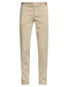Lardini Man Pants Beige Size 30 Cotton, Elastane In Neutral