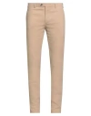 Lardini Man Pants Beige Size 36 Cotton, Elastane
