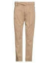 Lardini Man Pants Beige Size 38 Cotton, Lyocell, Elastane