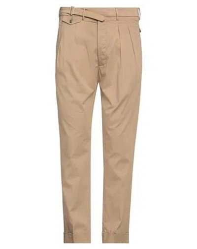 Lardini Man Pants Beige Size 38 Cotton, Lyocell, Elastane
