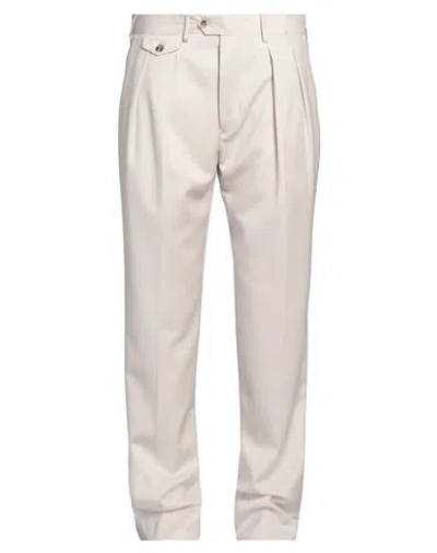 Lardini Man Pants Beige Size 40 Wool