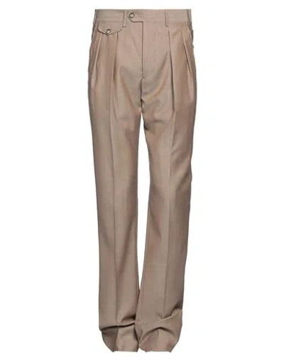 Lardini Man Pants Beige Size 40 Wool