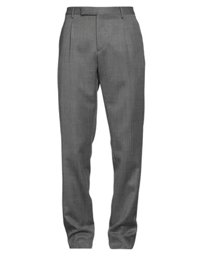 Lardini Man Pants Black Size 32 Wool In Gray