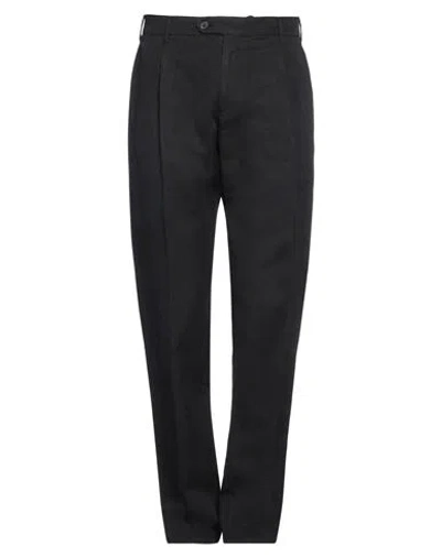 Lardini Man Pants Black Size 34 Linen, Cotton