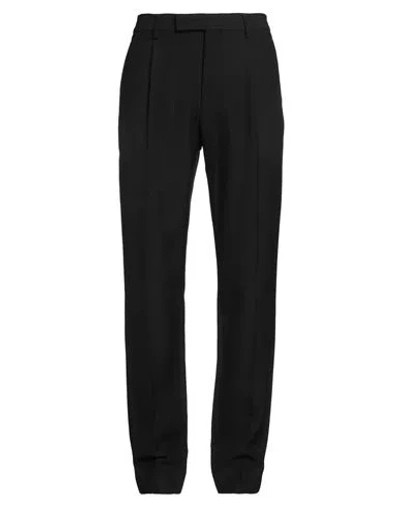 Lardini Man Pants Black Size 36 Viscose, Wool