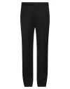 Lardini Man Pants Black Size 38 Viscose, Silk