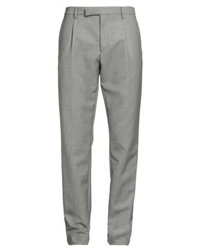 Lardini Man Pants Black Size 38 Wool In Gray