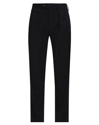Lardini Man Pants Black Size 38 Wool, Polyester, Elastane