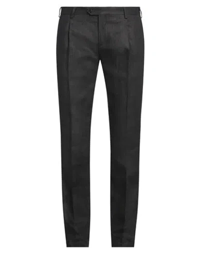 Lardini Man Pants Black Size 40 Cotton