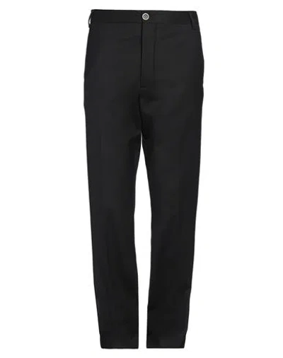 Lardini Man Pants Black Size 42 Wool, Elastane