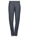 Lardini Man Pants Blue Size 34 Wool, Silk, Linen