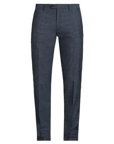 Lardini Man Pants Blue Size 40 Wool, Silk, Linen