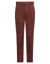 Lardini Man Pants Brown Size 38 Cotton