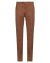Lardini Man Pants Brown Size 30 Cotton, Elastane