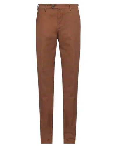 Lardini Man Pants Brown Size 30 Cotton, Elastane