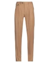 Lardini Man Pants Brown Size 34 Wool, Elastane