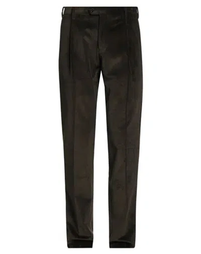 Lardini Man Pants Brown Size 38 Cotton, Elastane