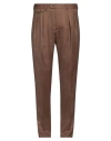 Lardini Man Pants Brown Size 42 Wool
