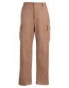 Lardini Man Pants Camel Size 26 Linen, Wool