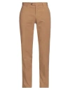 Lardini Man Pants Camel Size 30 Cotton, Elastane In Beige