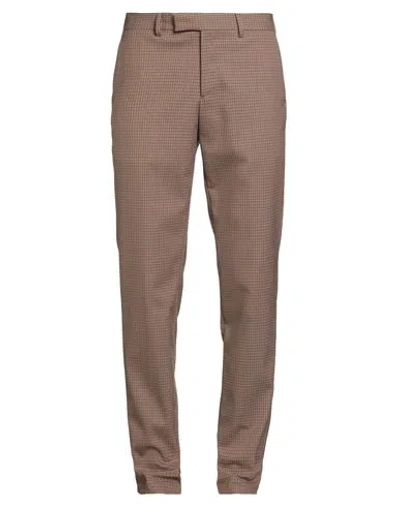 Lardini Man Pants Camel Size 38 Nylon, Polyester, Wool, Elastane In Neutral