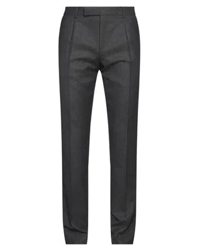 Lardini Man Pants Charcoal Size 32 Wool In Grey