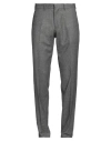 Lardini Man Pants Charcoal Size 38 Wool, Cashmere In Grey