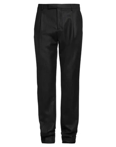 Lardini Man Pants Charcoal Size 38 Wool In Gray