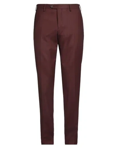 Lardini Man Pants Chocolate Brown Size 32 Wool, Elastane