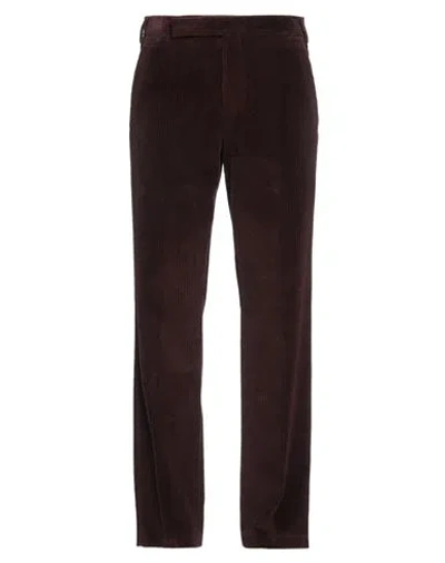 Lardini Man Pants Dark Brown Size 32 Cotton, Elastane